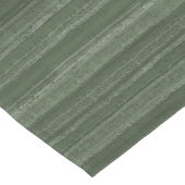 Donkergroene tonale organische strepen medium tafelloper (Hoek)