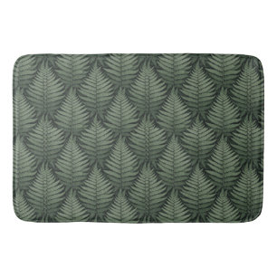 🌿 Donkergroene Tropische Blad Botanische Eleganti Badmat
