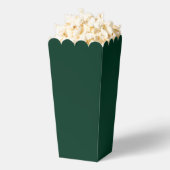Donkergroene vaste kleur bedankdoosjes (Popped)