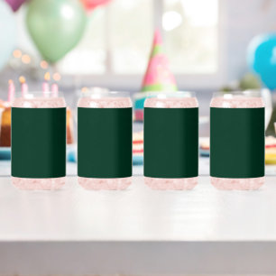 Donkergroene vaste kleur blikvorm glas