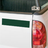 Donkergroene vaste kleur bumpersticker (Op Truck)