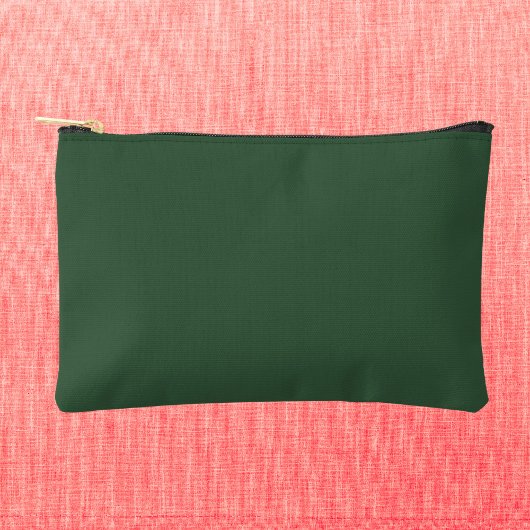 Donkergroene vaste kleur etui