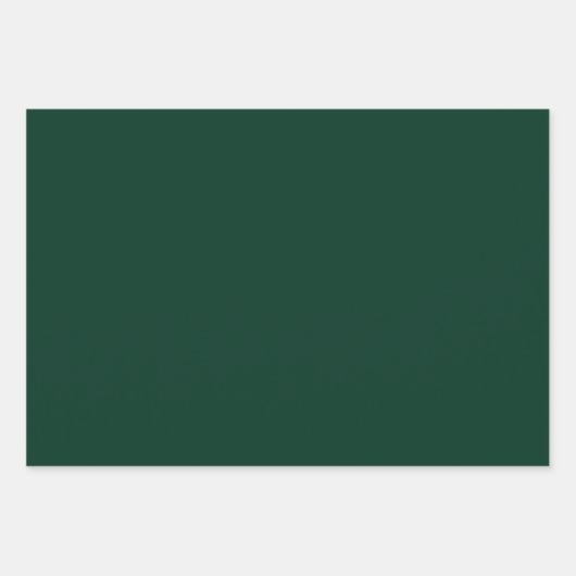 Donkergroene vaste kleur inpakpapier vel (Voorkant)