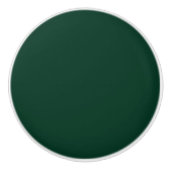Donkergroene vaste kleur keramische knop (Voorkant)