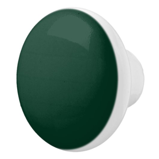 Donkergroene vaste kleur keramische knop (Rechts)