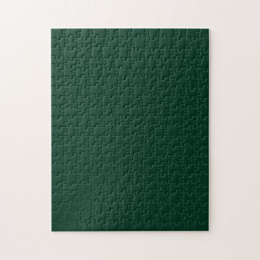 Donkergroene vaste kleur legpuzzel (Verticaal)
