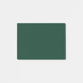 Donkergroene vaste kleur post-it® notes