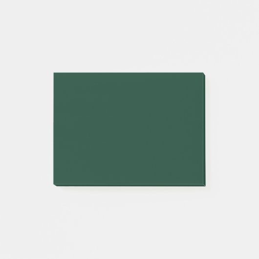 Donkergroene vaste kleur post-it® notes (Voorkant)