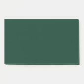 Donkergroene vaste kleur post-it® notes (Voorkant)