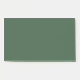 Donkergroene vaste kleur post-it® notes