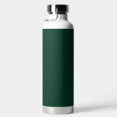Donkergroene vaste kleur waterfles (Rechts)
