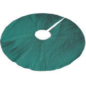 Donkergroene veren textuur kerstboom rok (Gekanteld)