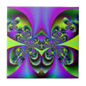 Donkergroene vlinder tegeltje (Voorkant)