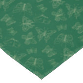 Donkergroene vlinderafdrukken, geïnspireerd door N Tafelkleed (Gekanteld)