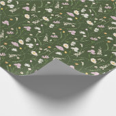 donkergroene weide cadeaupapier (Hoek)