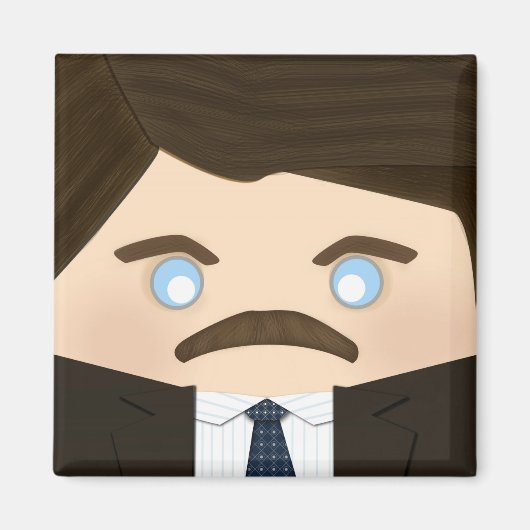 , donkerharige vrouwen en ontbijt eten magneet (Voorkant)