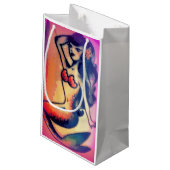 donkerharige zeemeermin klein cadeauzakje (Achterkant Gekanteld)