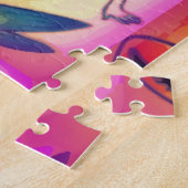 donkerharige zeemeermin legpuzzel (Zijkant)