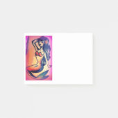 donkerharige zeemeermin post-it® notes (Voorkant)