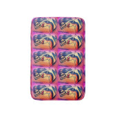 donkerharige zeemeerminnen badmat (Voorkant Verticaal)