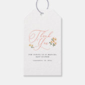 Donkerharige zwarte moeder om baby shower te zijn cadeaulabel (Voorkant)