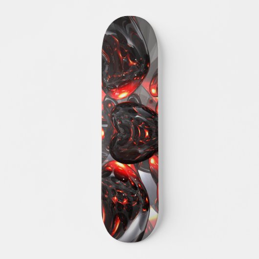 Donkerharten Abstract skateboard (Voorkant)