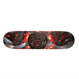 Donkerharten Abstract skateboard