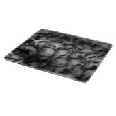 donkerheid schedel kop textuur snijplank (Hoek)