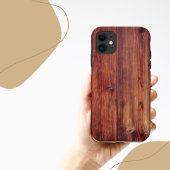 Donkerhout als textuur Case-Mate iPhone case