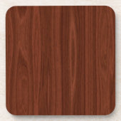 Donkerhout Drankjes Onderzetter (Voorkant)