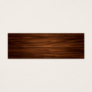 Donkerhout Mini Visitekaartjes