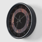 Donkerhout Romeinse cijfers mooi (Hoek)