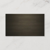 Donkerhout Visitekaartje (Achterkant)