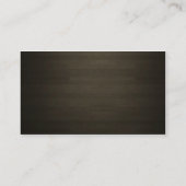 Donkerhout Visitekaartje (Achterkant)