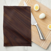 Donkerhoutachtergrond Theedoek (Quarter Fold)