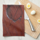 donkerhoutkorreloppervlak theedoek (Quarter Fold)