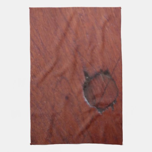 donkerhoutkorreloppervlak theedoek (Verticaal)