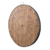 Donkerhoutpatroon Dartbord (Voorkant Rechts)