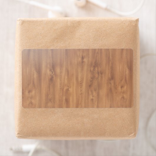 Donkerhoutpatroon Etiket (Insitu)