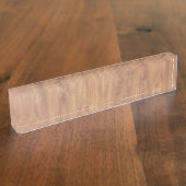 Donkerhoutpatroon Naambordje (Zijkant)