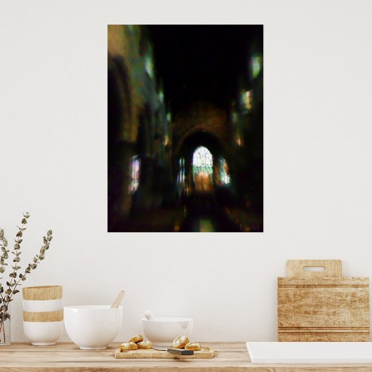 Donkerkerk Poster (Keuken)