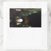 Donkerkerk Rechthoekige Sticker (Tas)