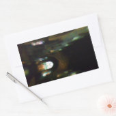 Donkerkerk Rechthoekige Sticker (Envelop)