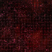 Donkerkerkersrood met een rozen all-over print leggings