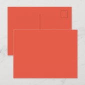 Donkerkleurig, droog roze, droog roze, briefkaart (Voorkant / Achterkant)