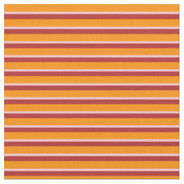 Donkerkleurige Oranje, roze en rode lijnen Stof
