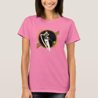 Donkerkleurige Rocketeer Rollers shirt met wieltje