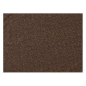 Donkerkoper Bronze Oranje glitter Tafelkleed (Voorkant (Horizontaal))