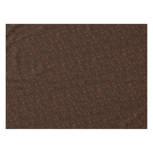 Donkerkoper Bronze Oranje glitter Tafelkleed (Voorkant (Horizontaal))