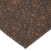 Donkerkoper Bronze Oranje glitter Tafelkleed (Gekanteld)